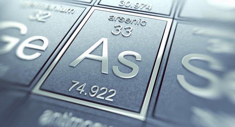 Quelle est la configuration électronique de l'arsenic ?