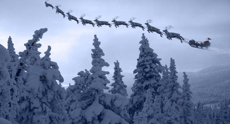 Combien de rennes le Père Noël a-t-il ?