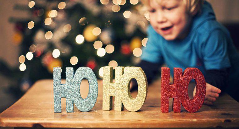 Pourquoi le Père Noël dit-il « ho Ho Ho » ?