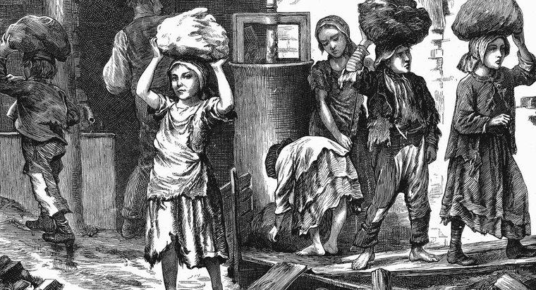 Qu'était le travail des enfants à la fin des années 1800 et au début des années 1900 ?