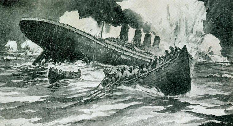 Combien de personnes étaient sur le Titanic quand il a coulé ?