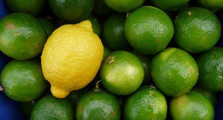 Quelles sont les différences entre les citrons et les limes ?