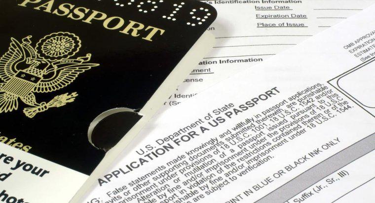 Quelles questions sont posées sur une demande de passeport ?