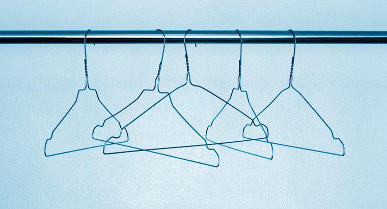 De quoi sont faits les cintres en fil de fer ?