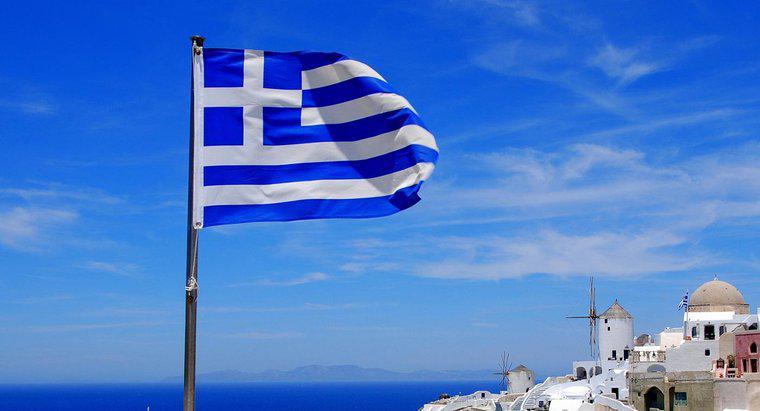 Que signifient les couleurs du drapeau grec ?