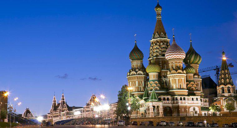Quelle est la capitale de la Russie ?