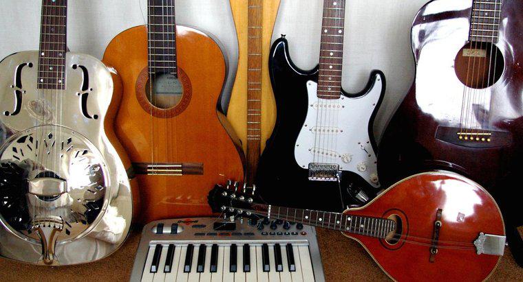 Quels sont les cinq types d'instruments de musique ?