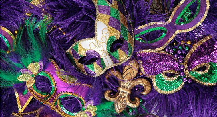 Que symbolisent les couleurs de Mardi Gras ?