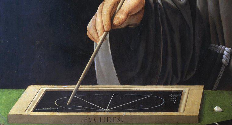 Quelles sont les trois contributions aux mathématiques d'Euclide ?
