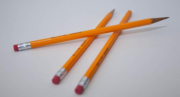 Quelle est la longueur d'un crayon non affûté ?