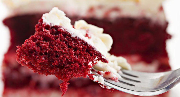 Quelle est la saveur du gâteau de velours rouge?