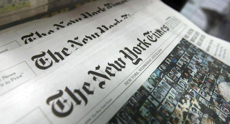 Quelle police le New York Times utilise-t-il ?