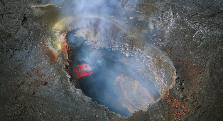 Qu'est-ce qu'un évent principal dans un volcan?
