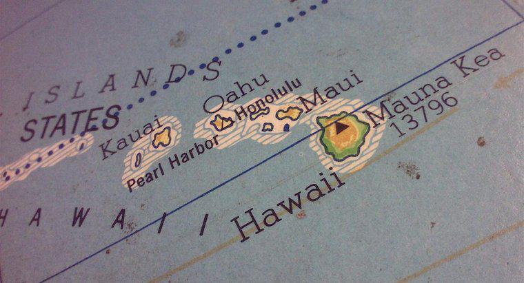 Où se trouve Hawaï sur une carte ?