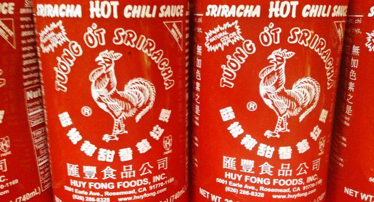 Quels sont les ingrédients de Sriracha ?