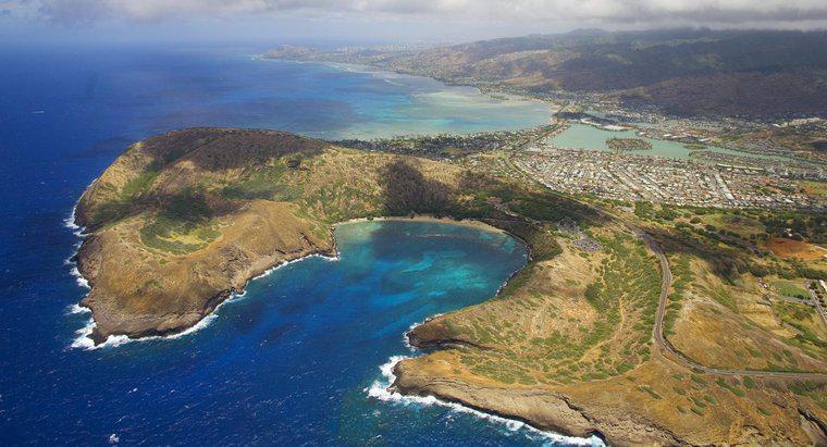 Quel État se trouve au nord d'Hawaï ?