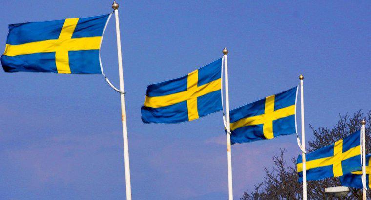 Que représentent les couleurs du drapeau suédois ?