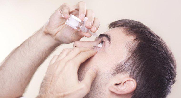Qu'est-ce qu'un effet secondaire des gouttes pour les yeux?
