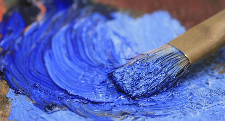Comment faire de la peinture bleu foncé ?
