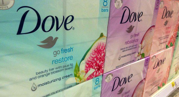 Quels sont les ingrédients du savon Dove?