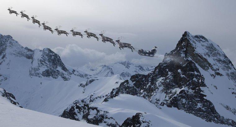 Quels sont les noms des neuf rennes du père Noël ?