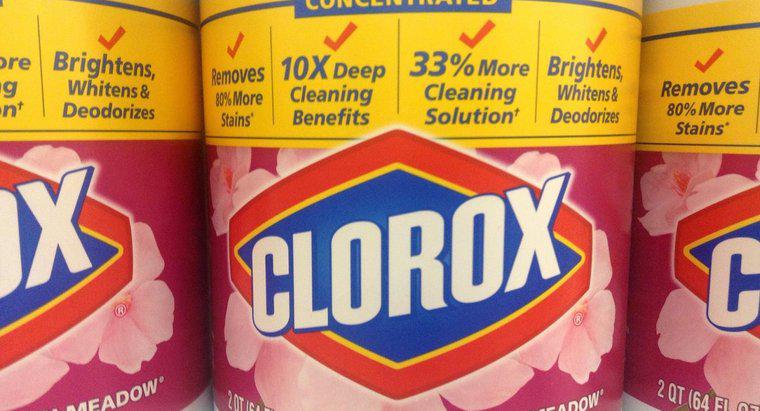 Clorox nettoiera-t-il le béton?
