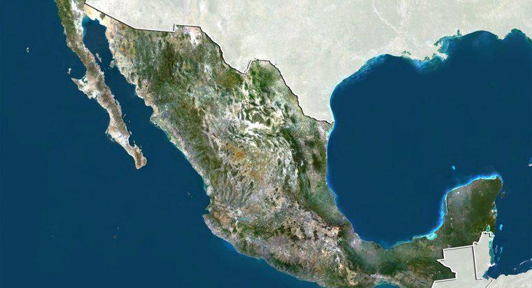 Quelles sont les deux péninsules trouvées au Mexique?