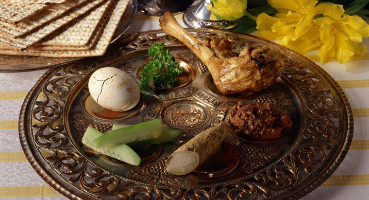 Quel est le but de chaque aliment sur l'assiette du Seder ?