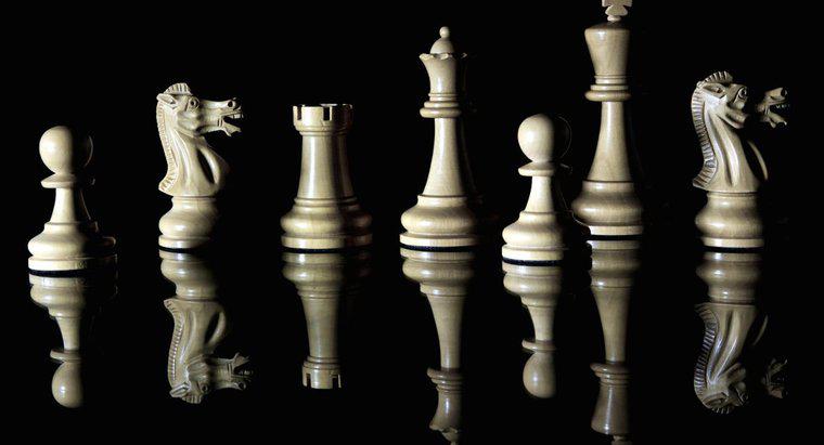 Quels sont les noms de toutes les pièces d'échecs ?