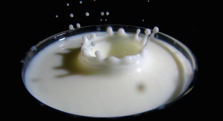 Combien de calcium contient 8 onces de lait ?