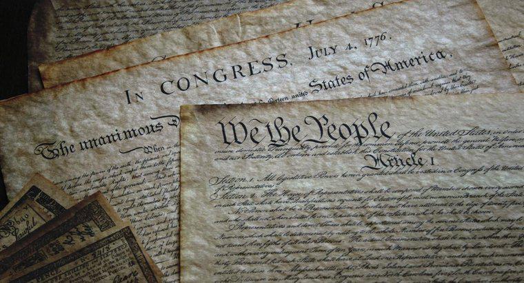 Comment s'appellent les 10 premiers amendements à la Constitution ?