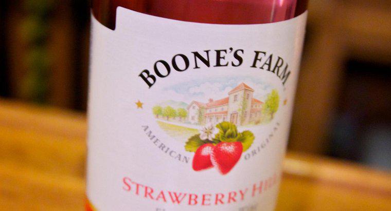 Où le vin de ferme Boone est-il disponible ?