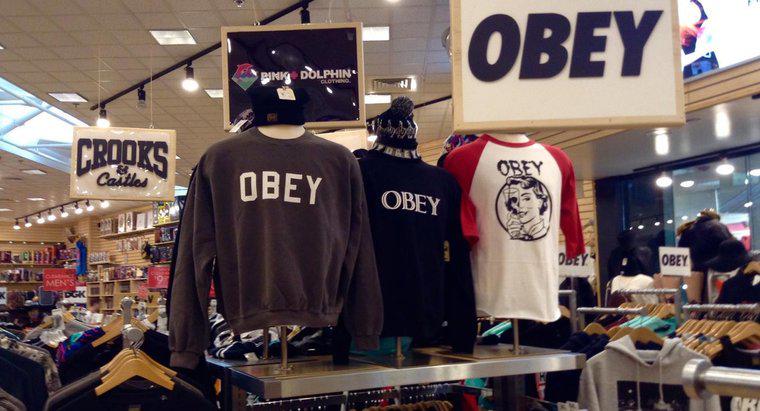 Quelle est la signification de la ligne de vêtements Obey ?