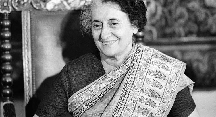 Pourquoi Indira Gandhi est-elle célèbre ?