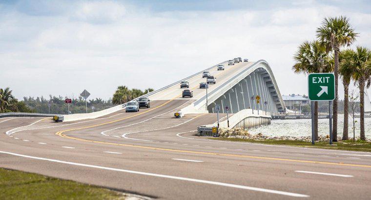 Où pouvez-vous trouver une carte des sorties d'autoroute à péage de Floride ?