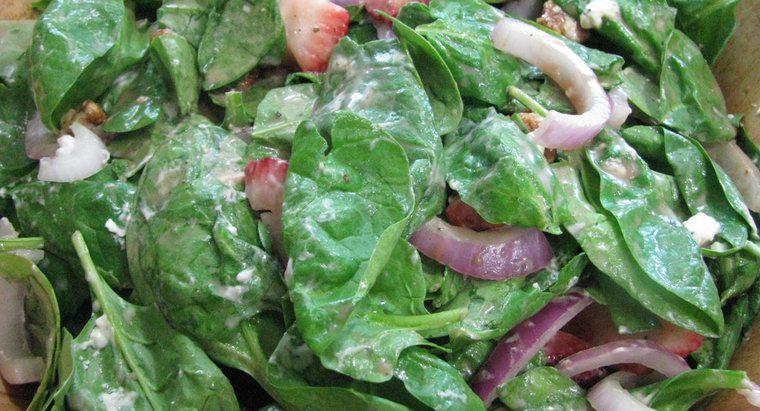 Quelle est la meilleure vinaigrette pour une salade d'épinards?