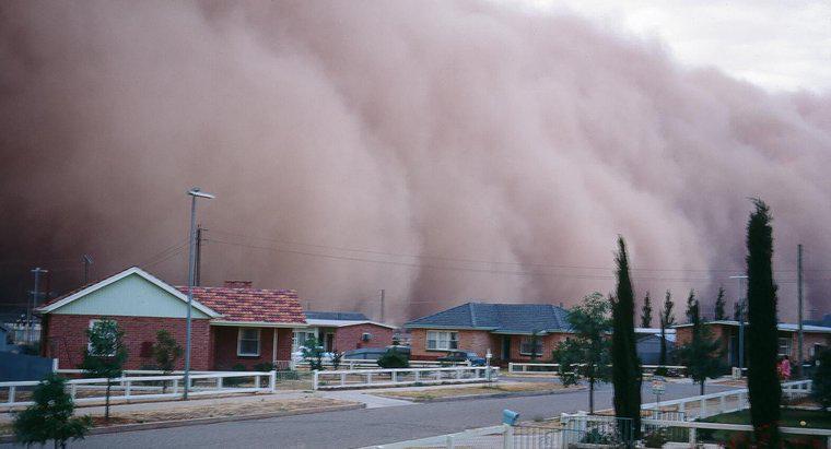 Quelles sont les causes des tempêtes de poussière ?
