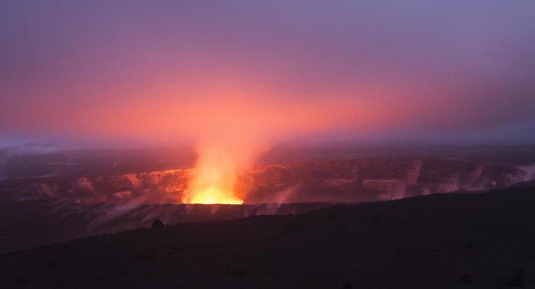 Combien de fois le volcan Kilauea est-il entré en éruption ?