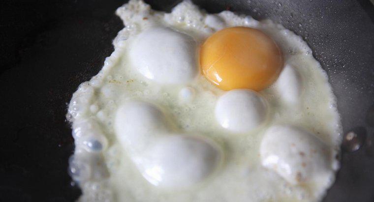 La friture d'un œuf est-elle un changement chimique ?