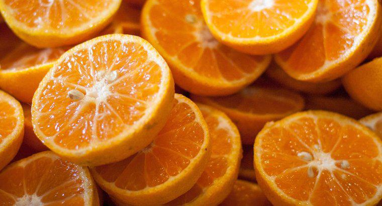 Que symbolise le fruit orange?