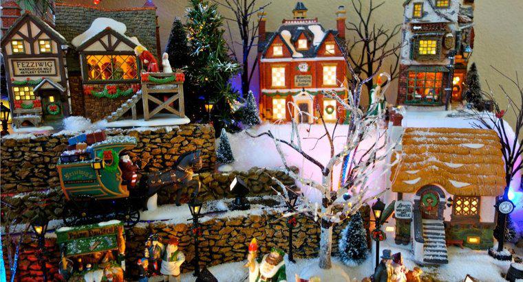 Comment construire un présentoir de village de Noël ?