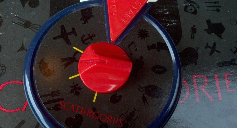 Combien de temps dure la minuterie dans Scattergories ?