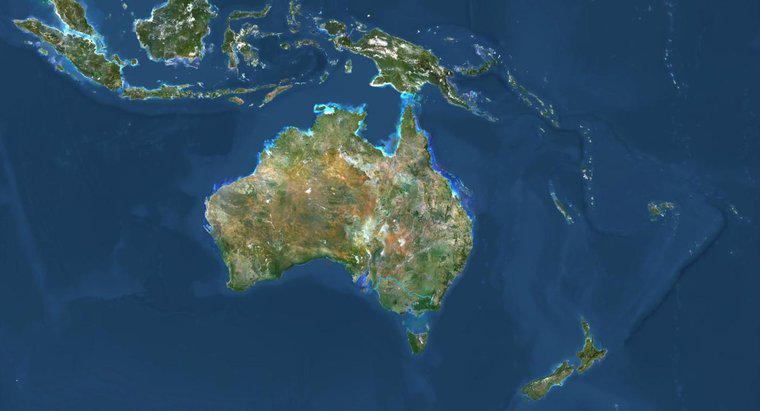 Où se situe la Nouvelle-Zélande par rapport à l'Australie sur une carte ?