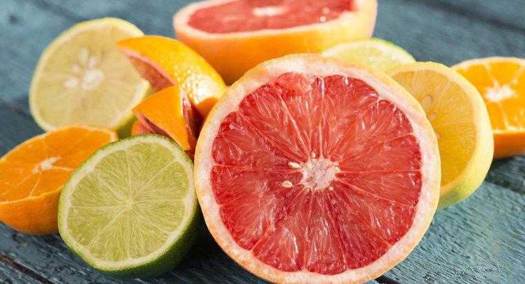 Quels fruits contiennent de l'acide citrique ?