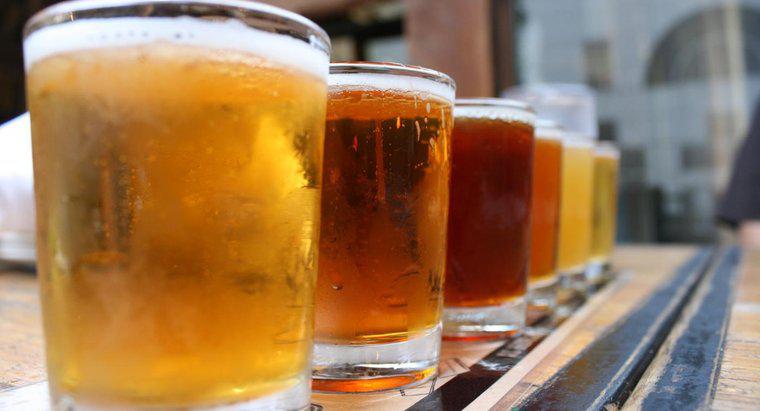 Quelle est la teneur moyenne en alcool de la bière en volume ?
