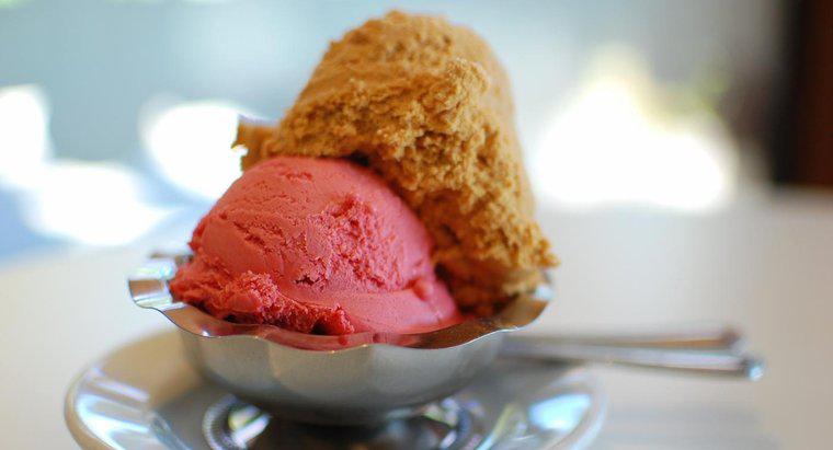 Quelles sont les 100 meilleures saveurs de crème glacée?