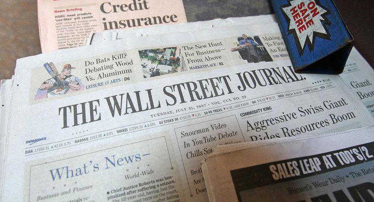 À quelle fréquence le Wall Street Journal est-il publié ?