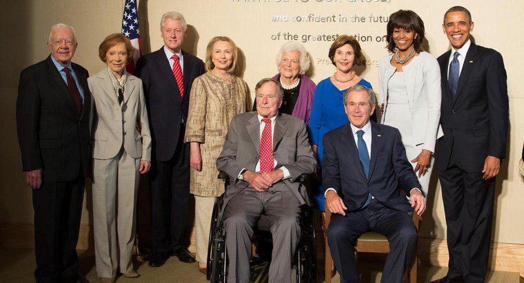 Qui étaient les 10 derniers présidents américains ?