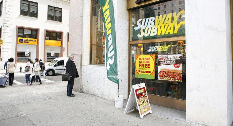 Quelles sont les options disponibles pour les offres spéciales Subway Sandwich ?
