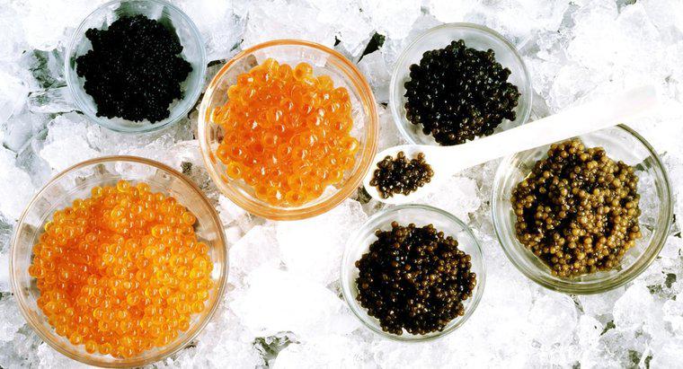De quelle couleur est le caviar ?